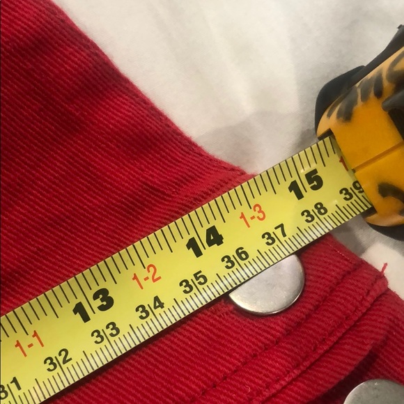 SOLD || REPOSH - NEW red overalls forever 21 - Picture 11 of 13